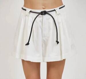 NEW HOUSE OF DAGMAR piper short in white
